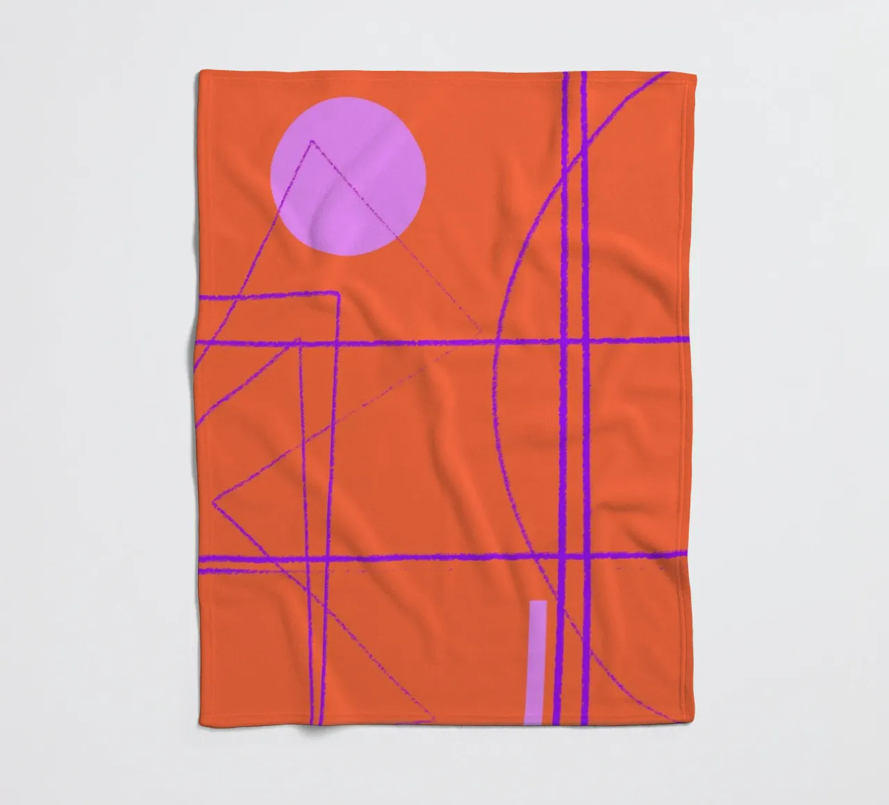 Angular Lines No 28 Fleecedecke von treechild