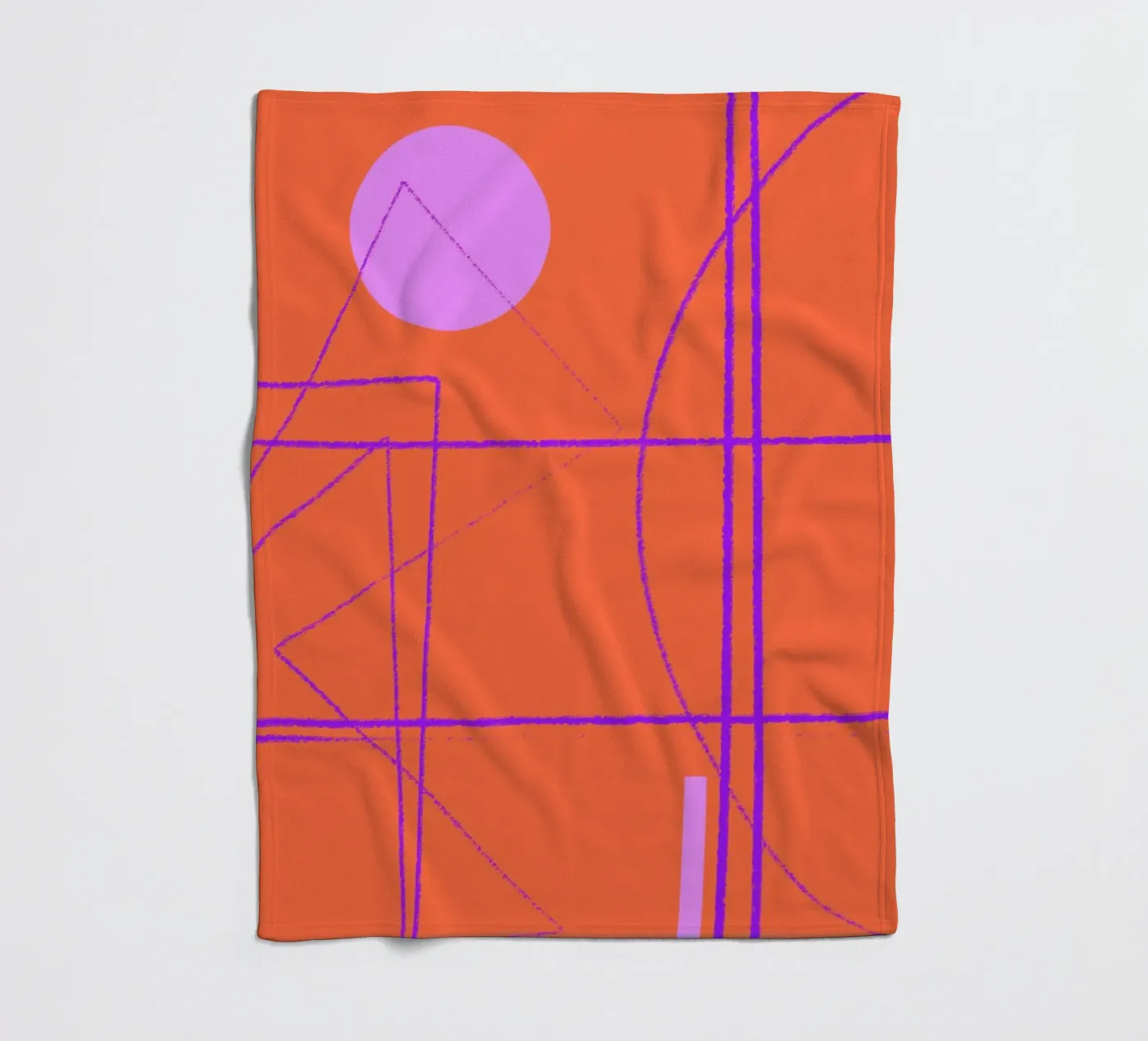 Angular Lines No 28 coperta in pile da treechild