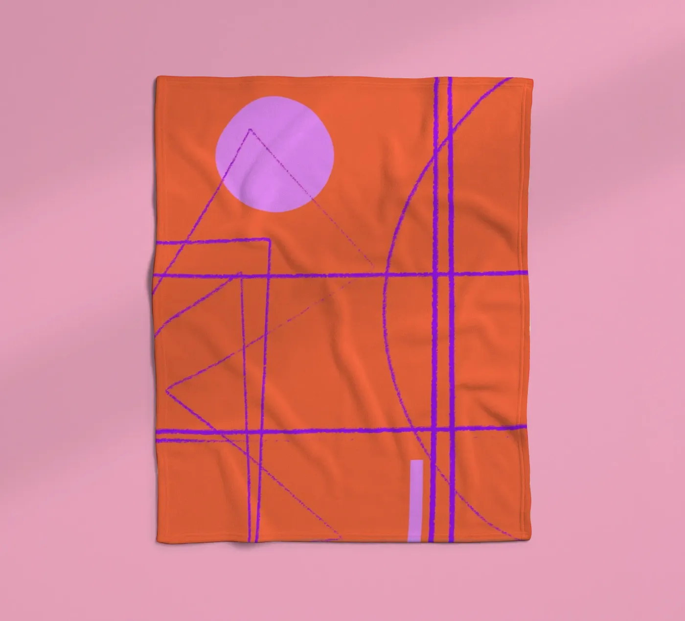 Angular Lines No 28 Fleecedecke von treechild