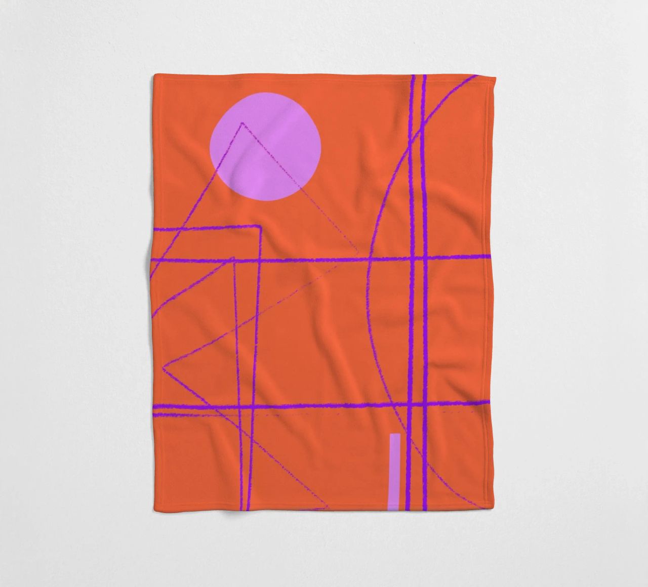 Angular Lines No 28 coperta in pile da treechild