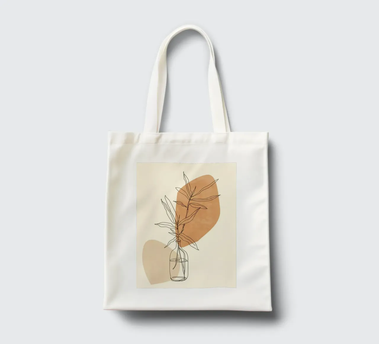 shape line leaf and bottle borsa in juta da carsa