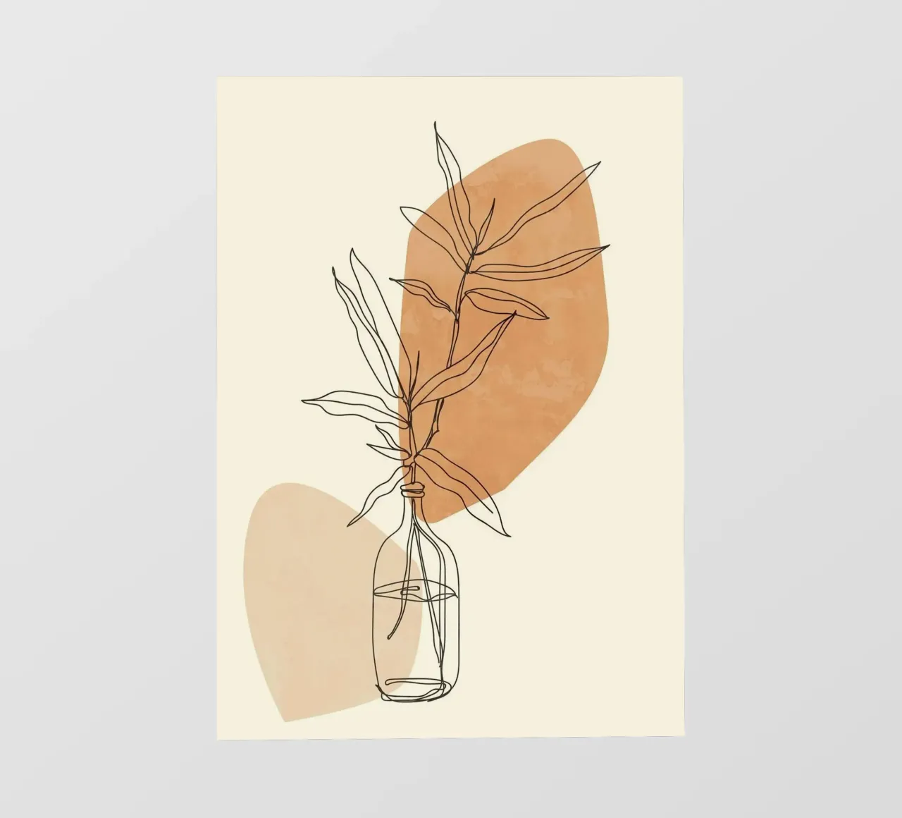 shape line leaf and bottle telo in pvc da carsa