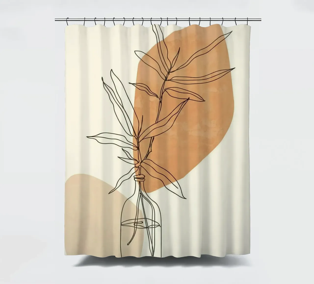 shape line leaf and bottle tenda da doccia da carsa