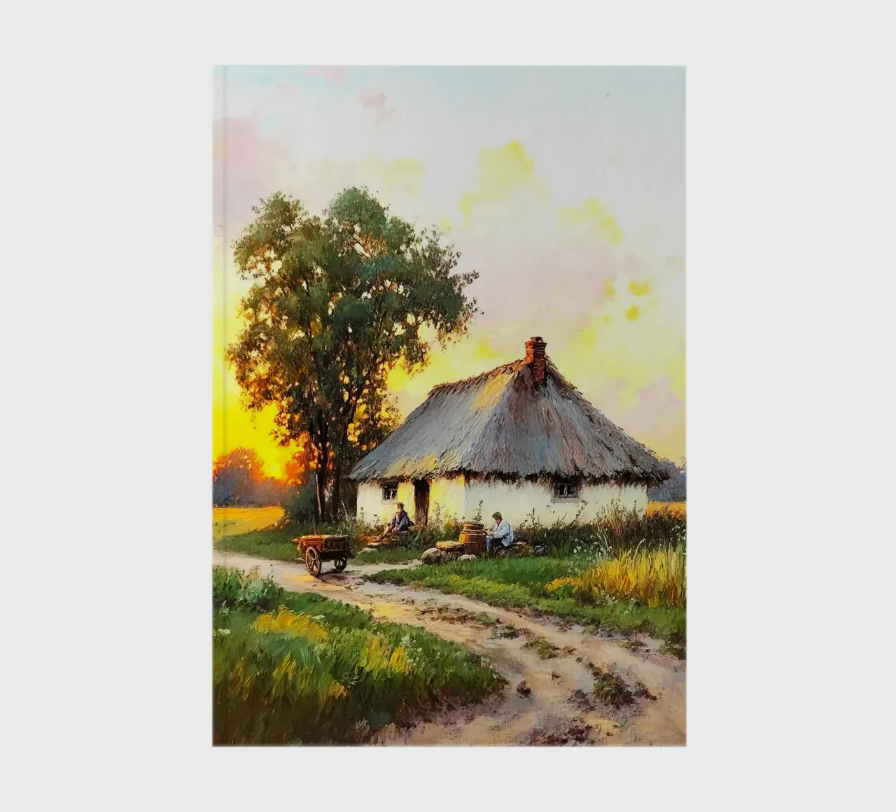 house with tree notebook by carsa