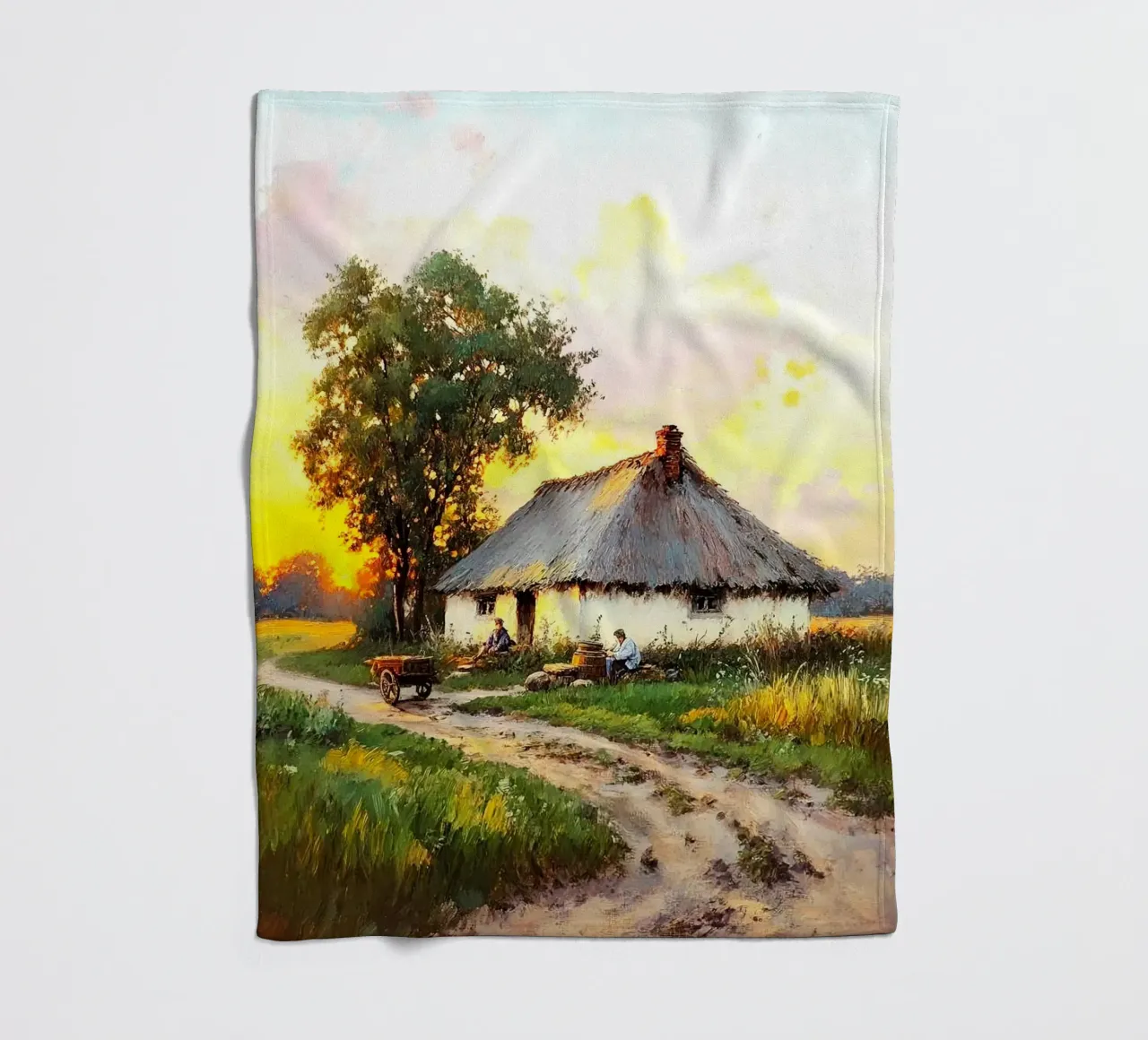 house with tree coperta in pile da carsa