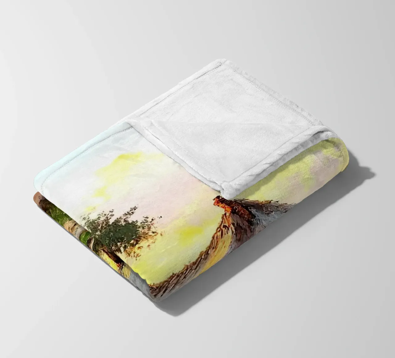 house with tree coperta in pile da carsa