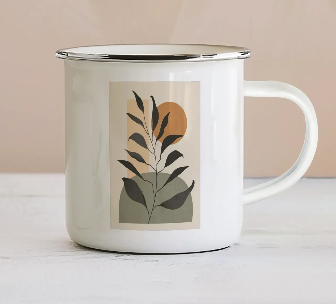 shape branch moon tazza in smalto da kichin