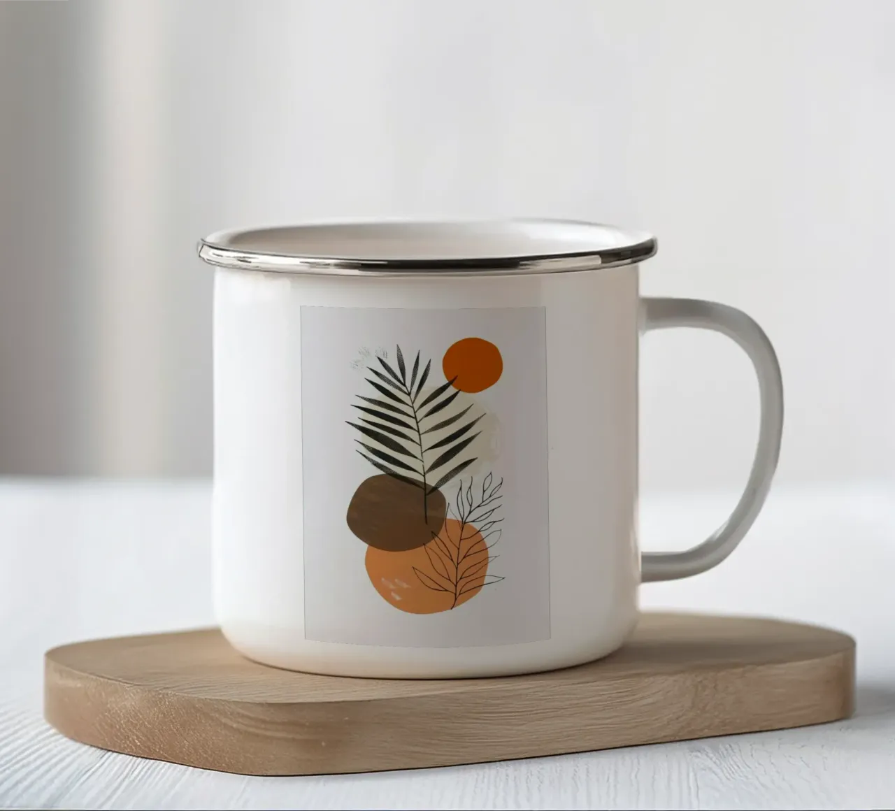 shape line branchs emaille mok van lifeline