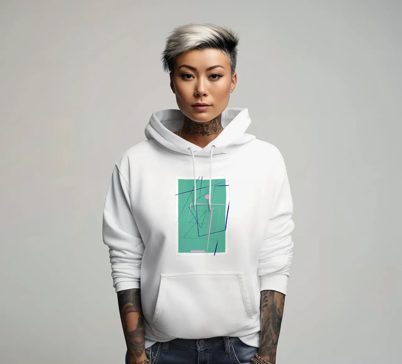 Angular Lines No 24 Hoodie von treechild