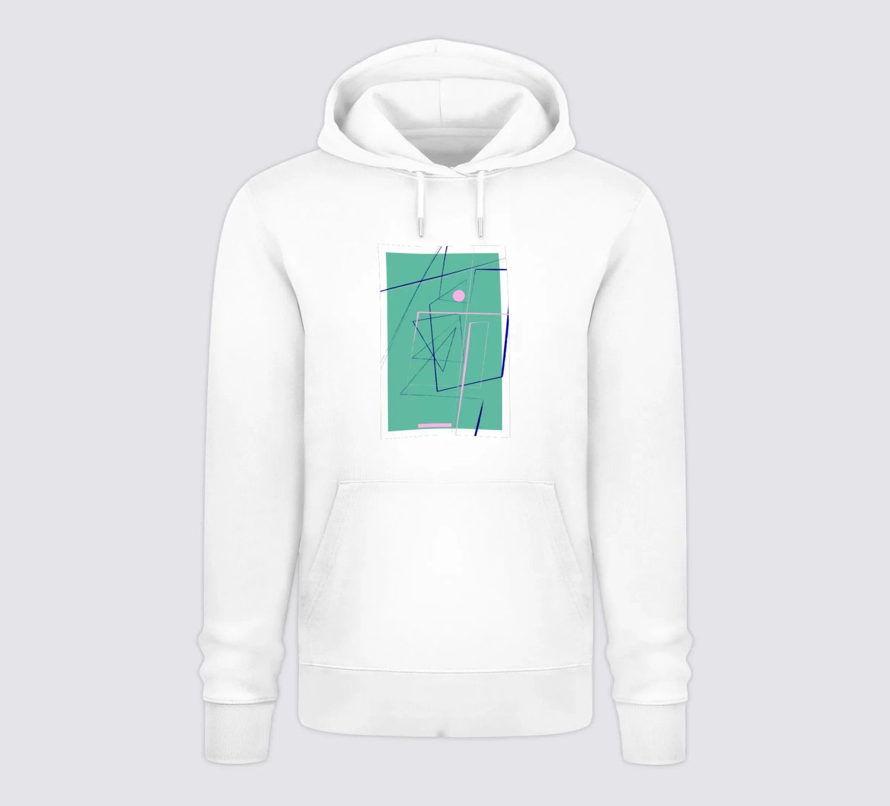 Angular Lines No 24 felpa con cappuccio da treechild