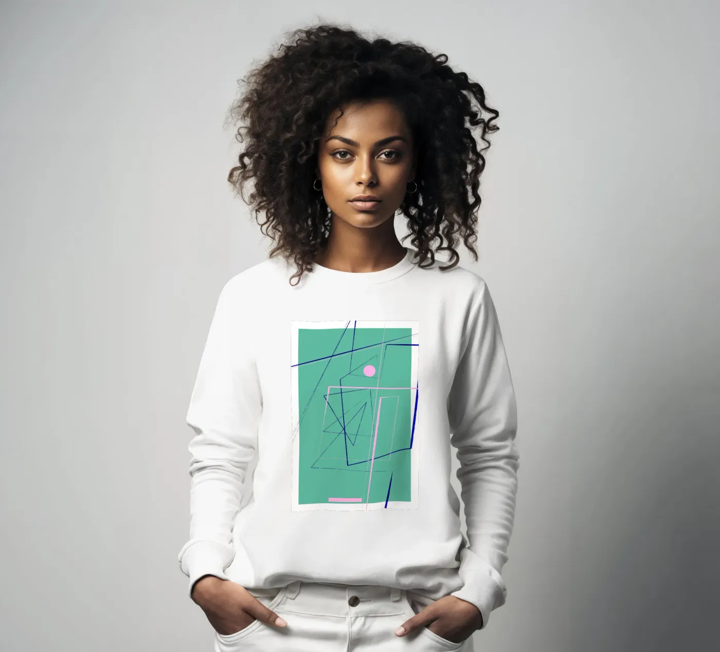 Angular Lines No 24 sweatshirt van treechild