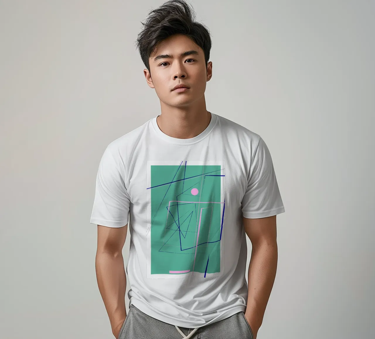 Angular Lines No 24 t-shirt da treechild