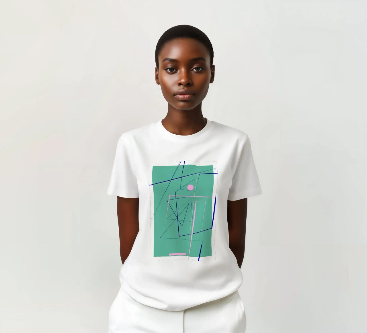 Angular Lines No 24 t-shirt da treechild