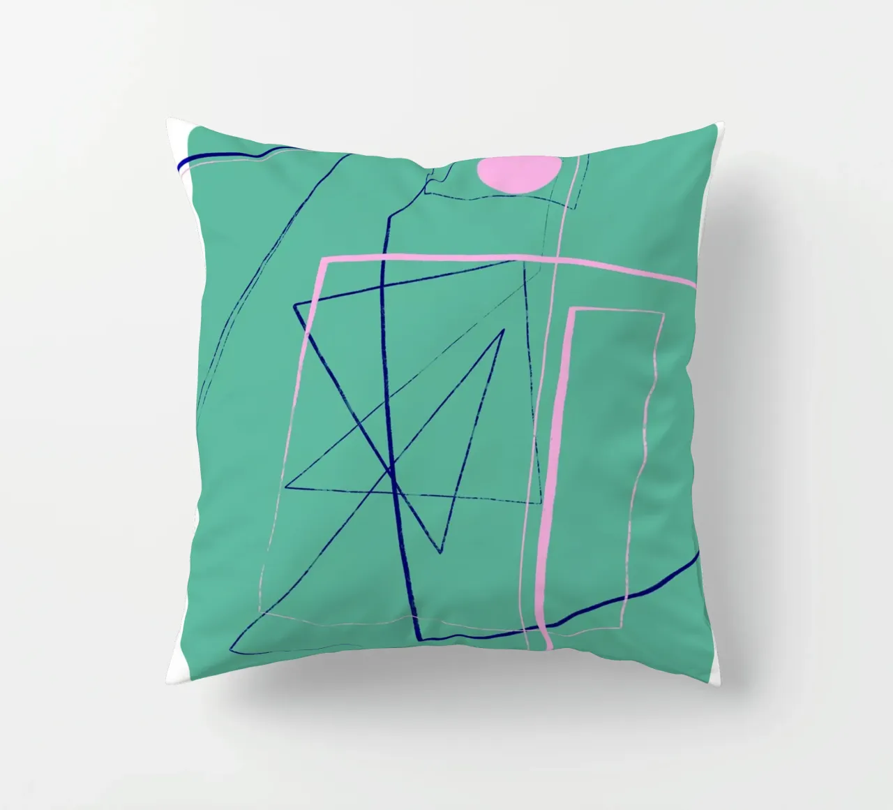 Angular Lines No 24 decorative cushion by treechild