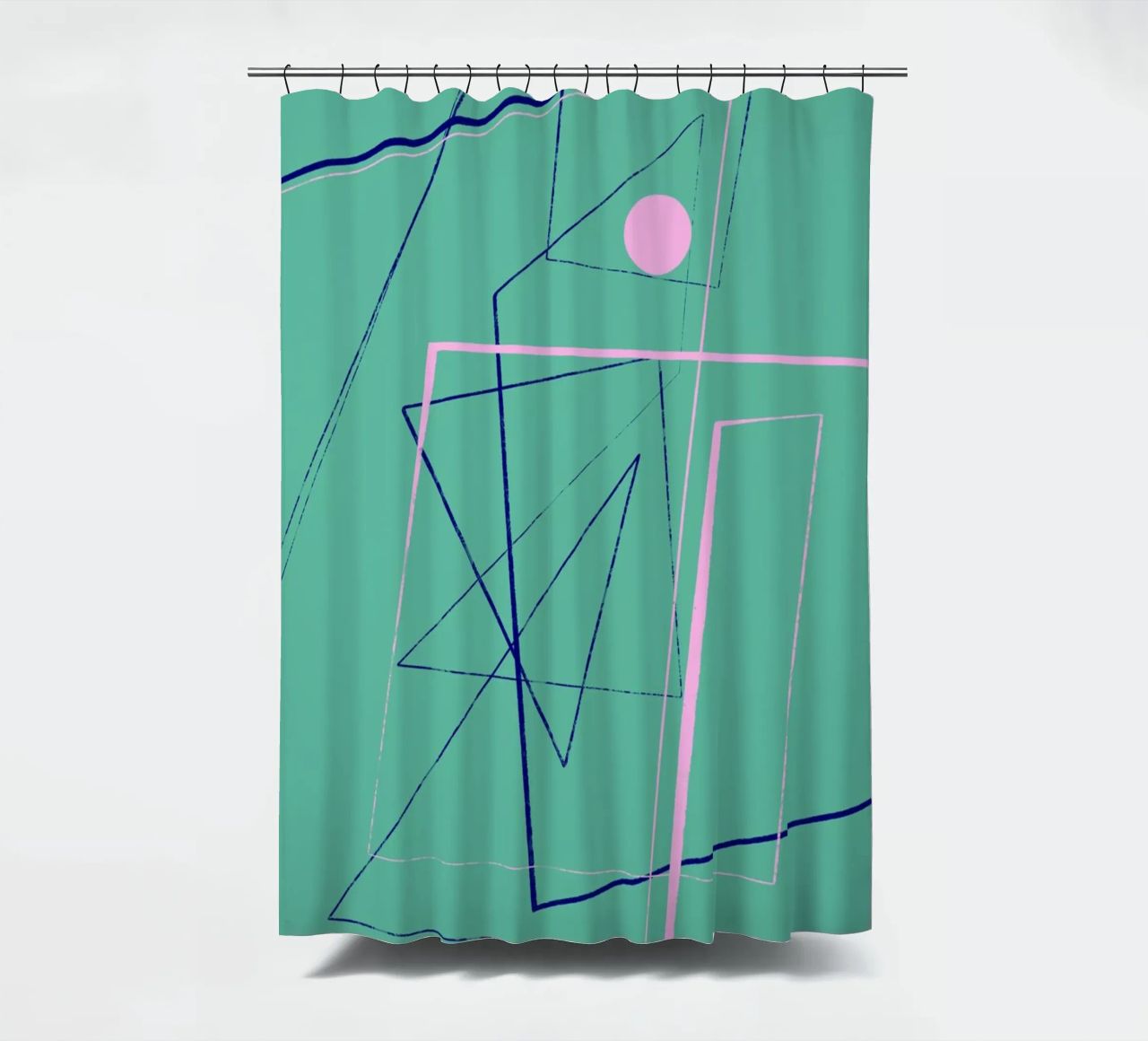 Angular Lines No 24 tenda da doccia da treechild