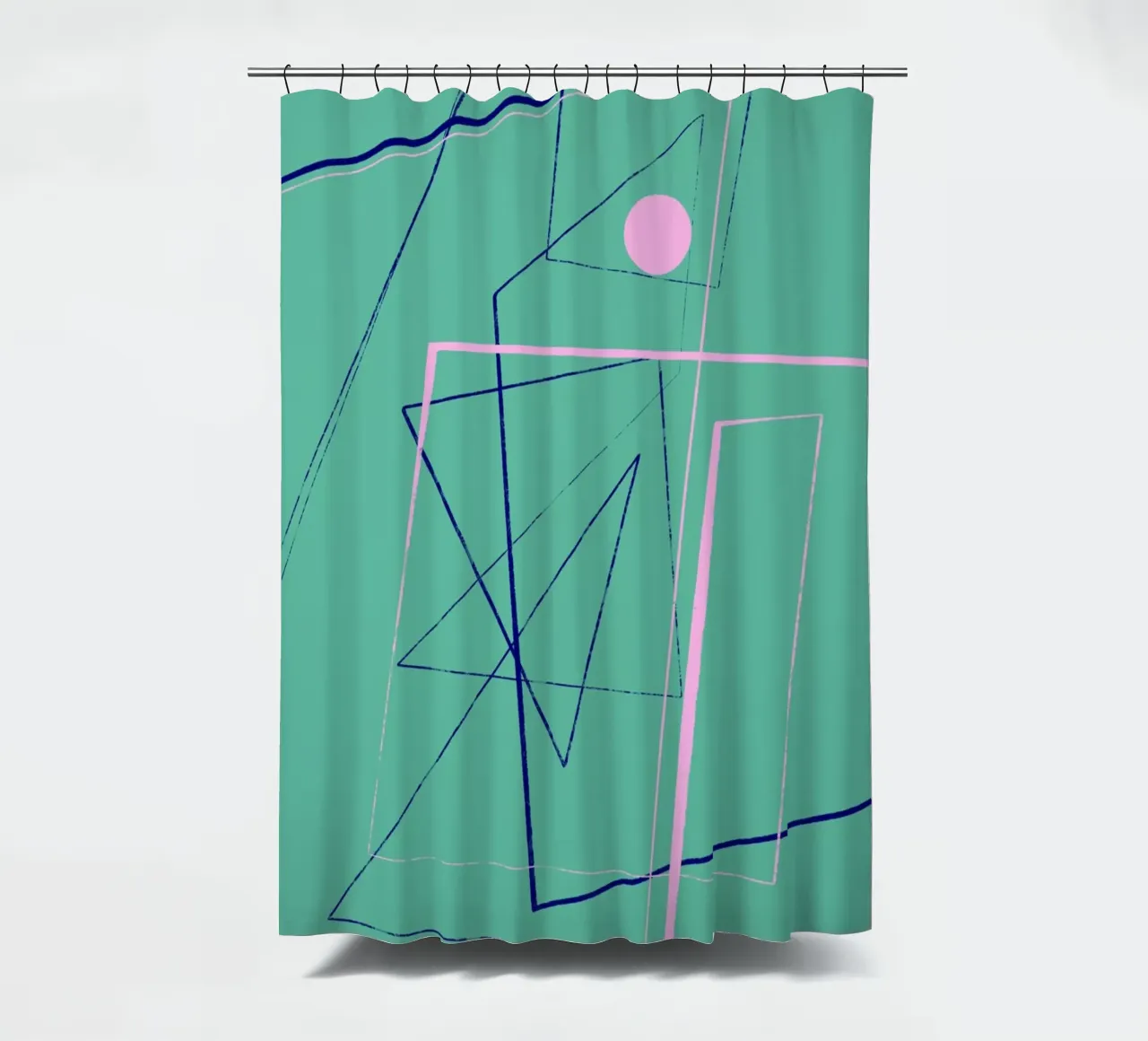 Angular Lines No 24 tenda da doccia da treechild