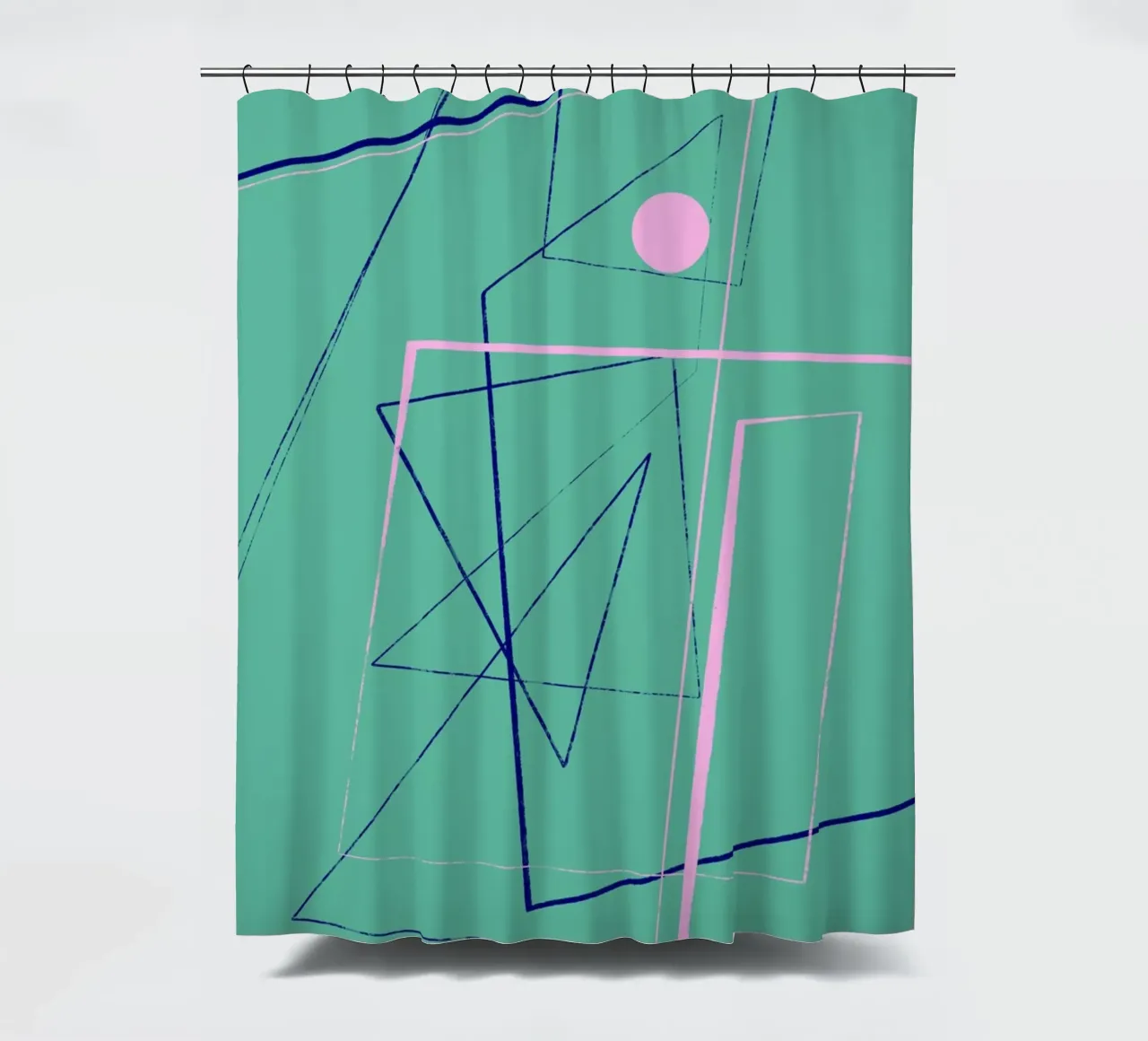 Angular Lines No 24 tenda da doccia da treechild
