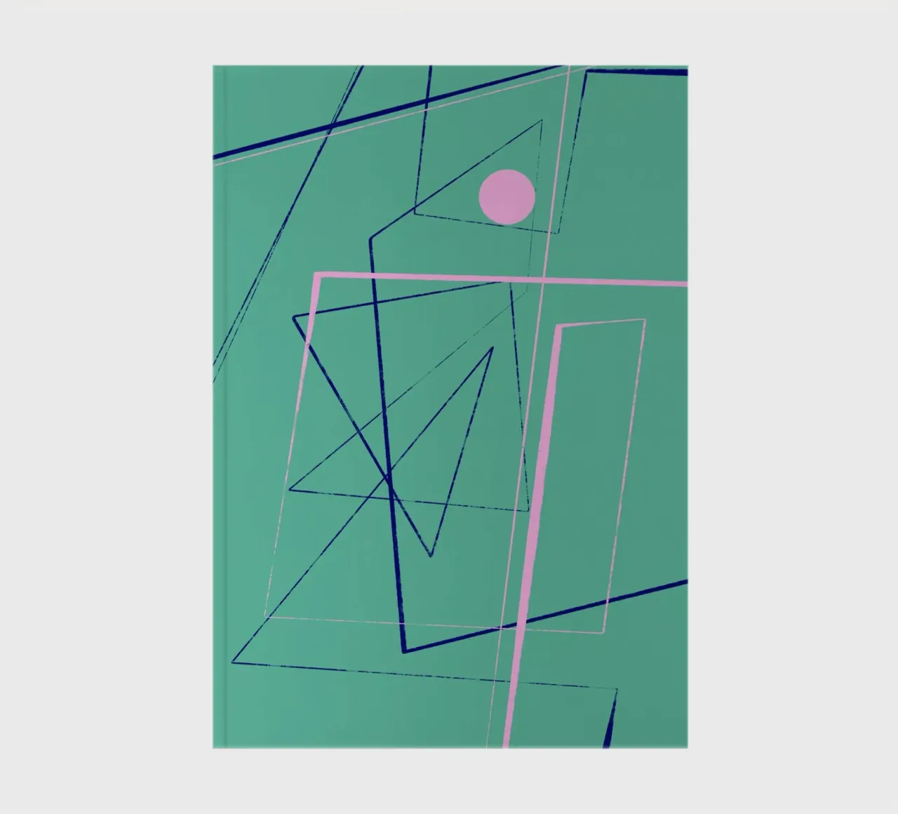 Angular Lines No 24 Notizbuch von treechild