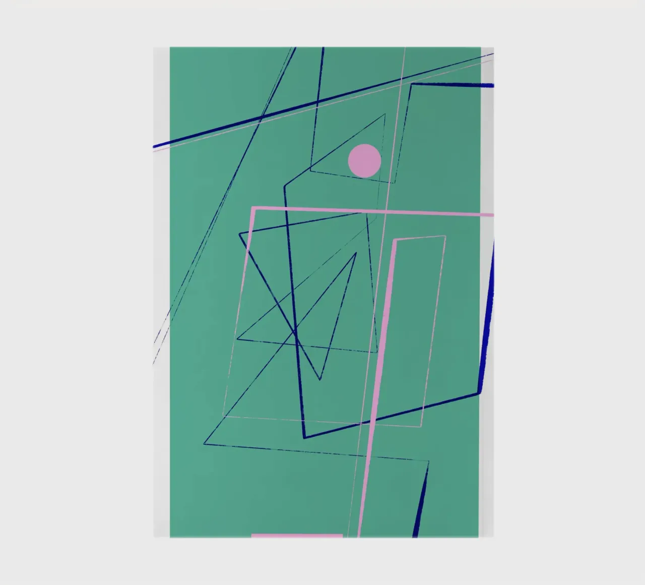 Angular Lines No 24 Notizbuch von treechild