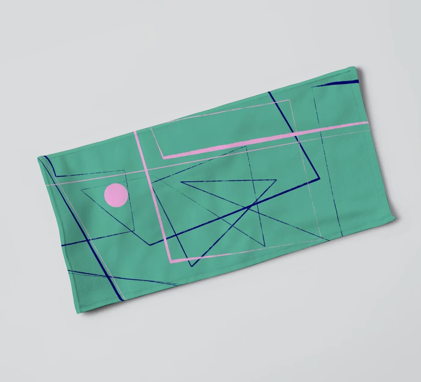 Angular Lines No 24 Handtuch von treechild