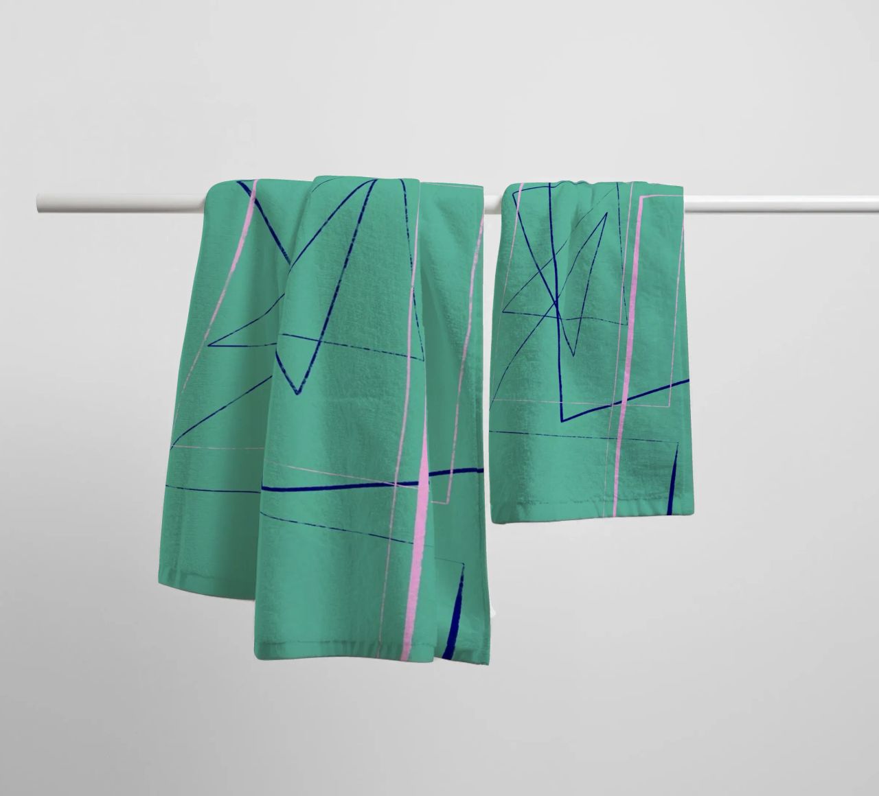 Angular Lines No 24 serviette de bain de treechild