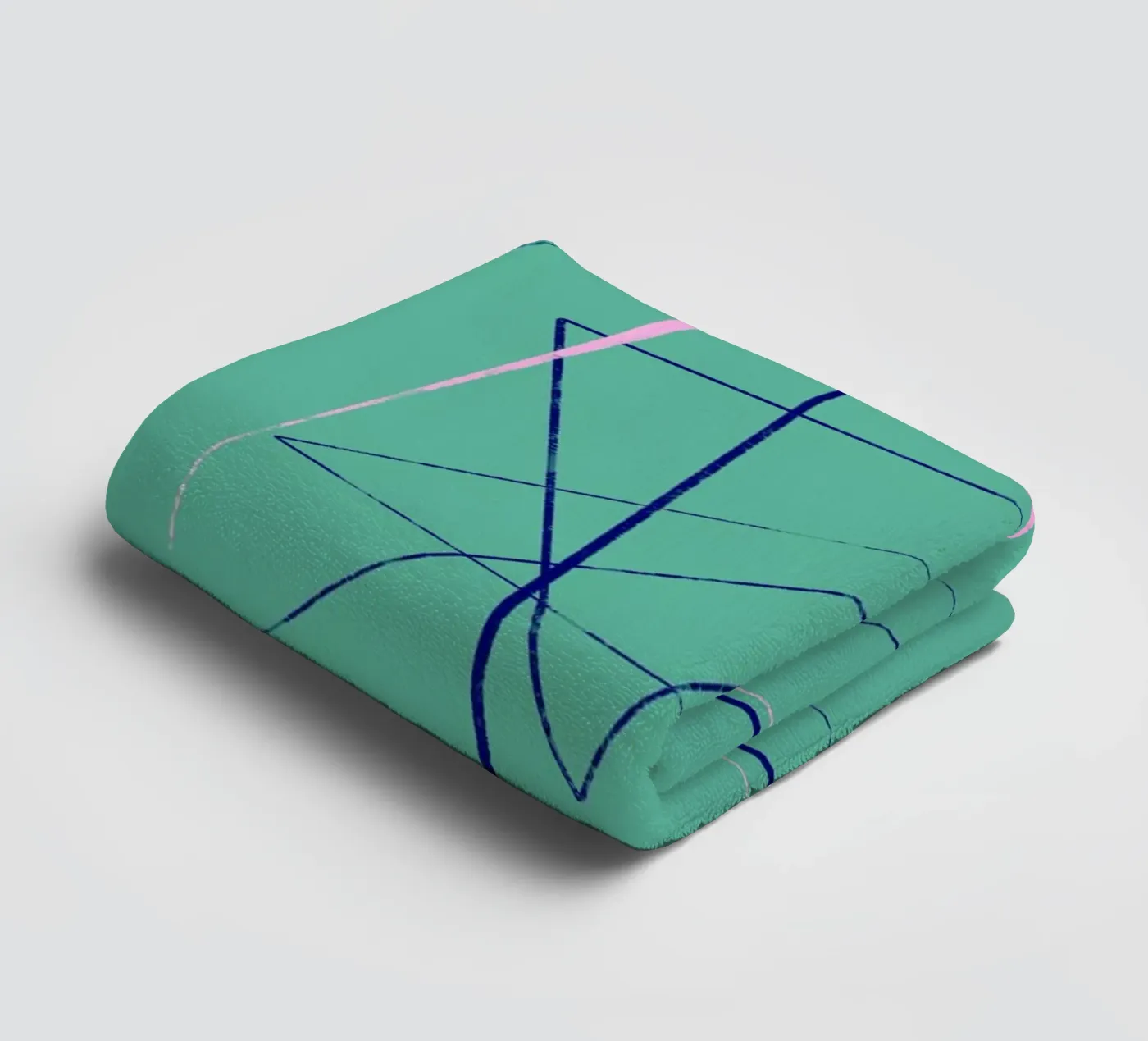 Angular Lines No 24 Handtuch von treechild