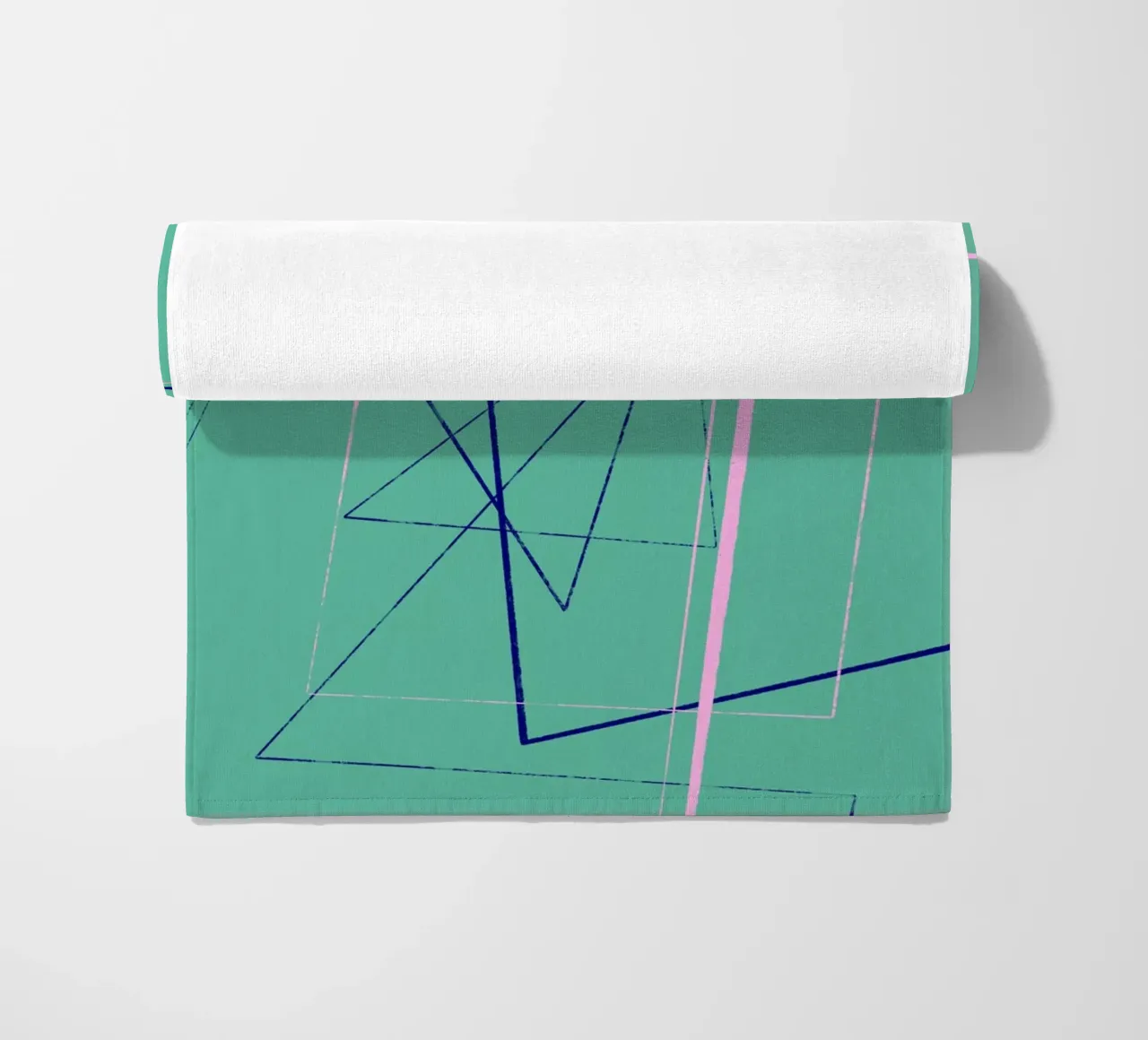 Angular Lines No 24 Strandtuch von treechild