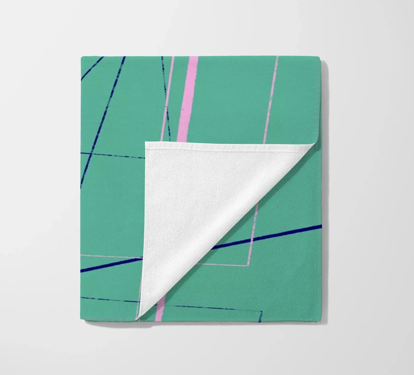 Angular Lines No 24 strandhanddoek van treechild