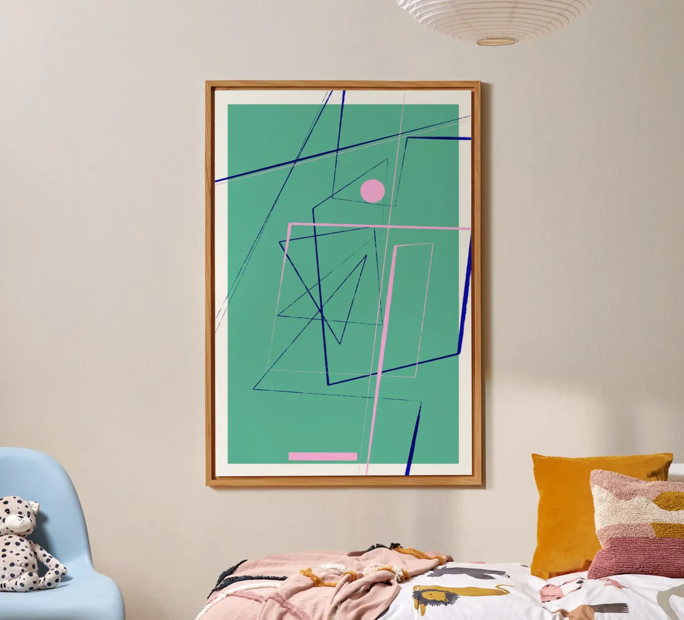 Angular Lines No 24 forex-plaat van treechild