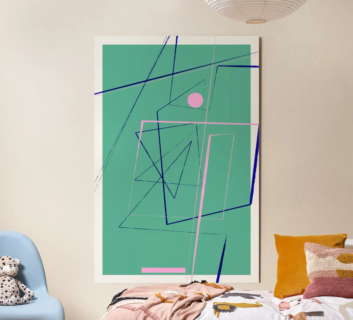 Angular Lines No 24 forex-plaat van treechild