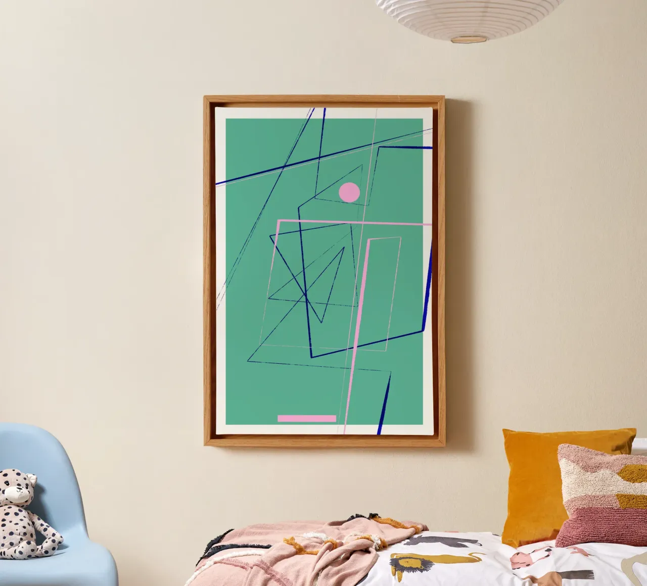 Angular Lines No 24 Leinwand von treechild