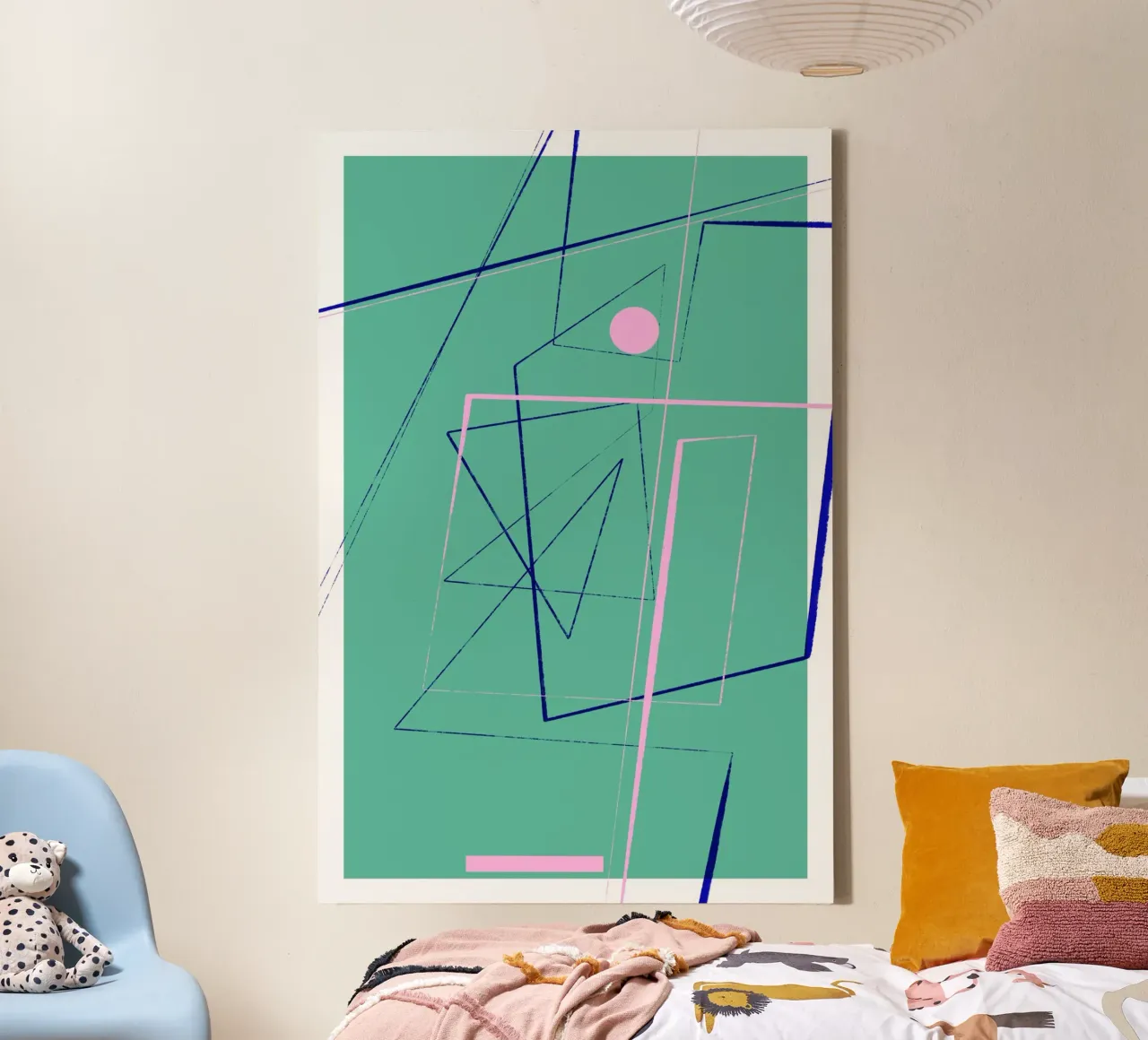 Angular Lines No 24 tela da treechild