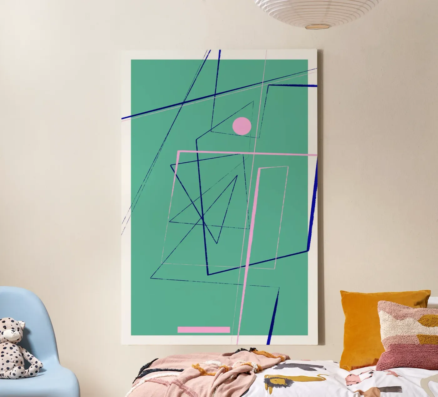 Angular Lines No 24 Leinwand von treechild