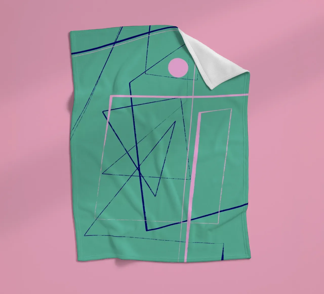 Angular Lines No 24 Fleecedecke von treechild