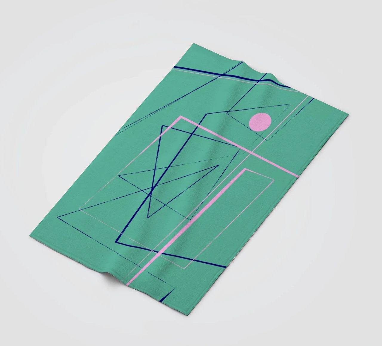 Angular Lines No 24 coperta in pile da treechild