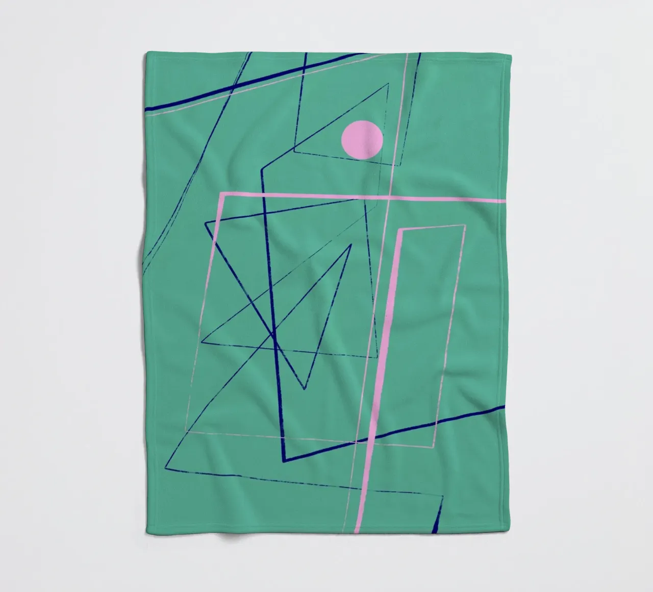Angular Lines No 24 Fleecedecke von treechild