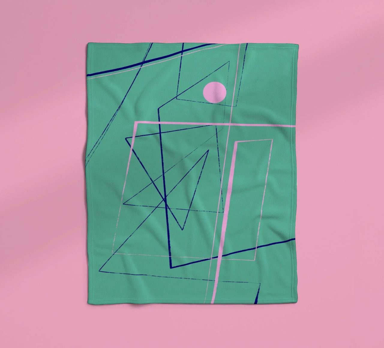 Angular Lines No 24 coperta in pile da treechild