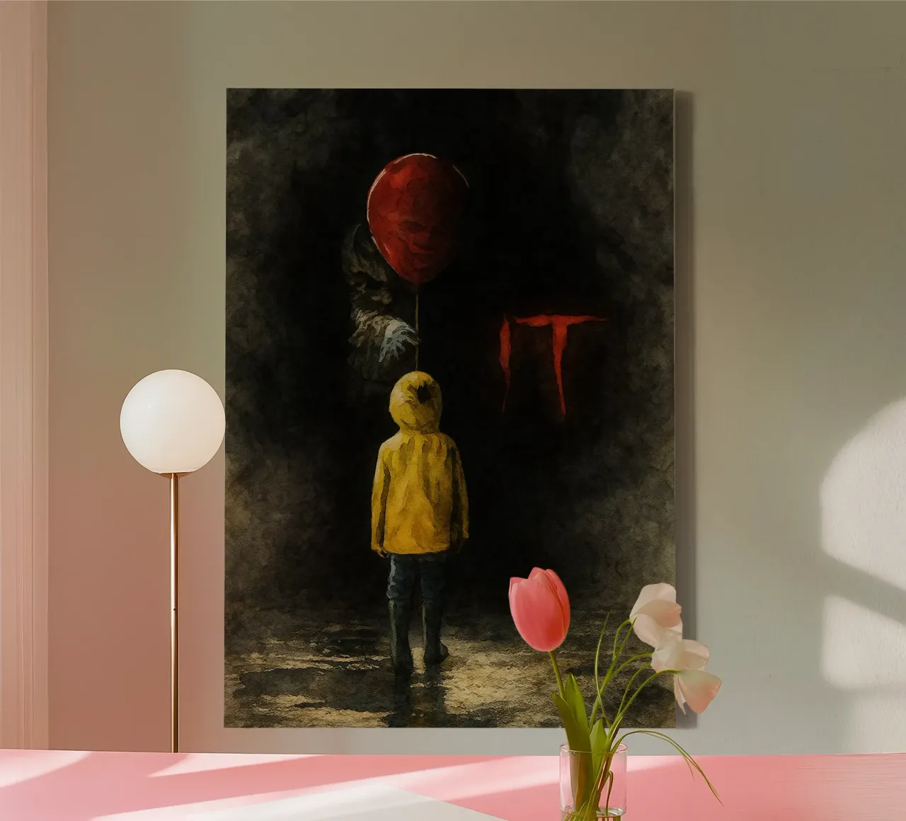 IT Films herschilderen canvas met Baklijst van joexs