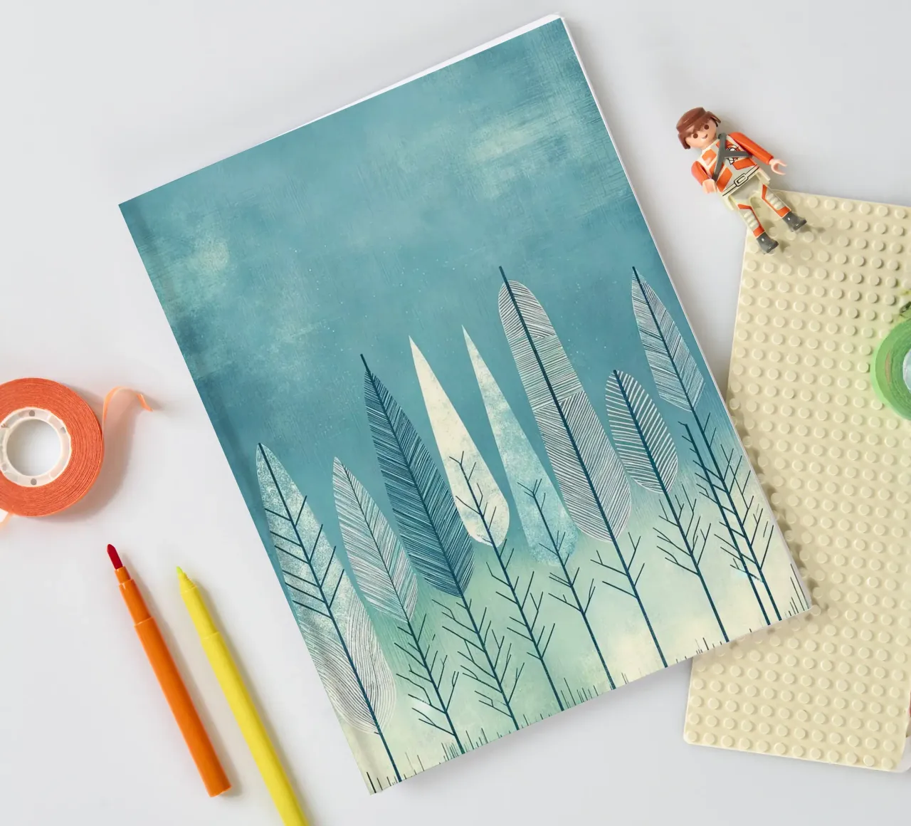 forest minimal notebook by lifeline