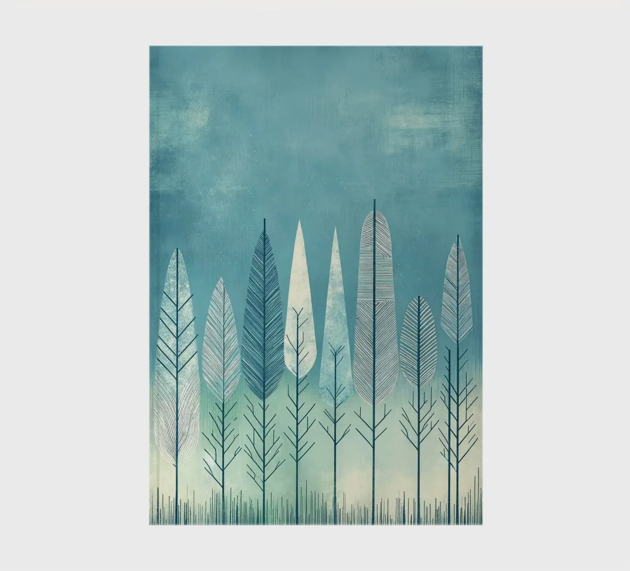 forest minimal notebook by lifeline