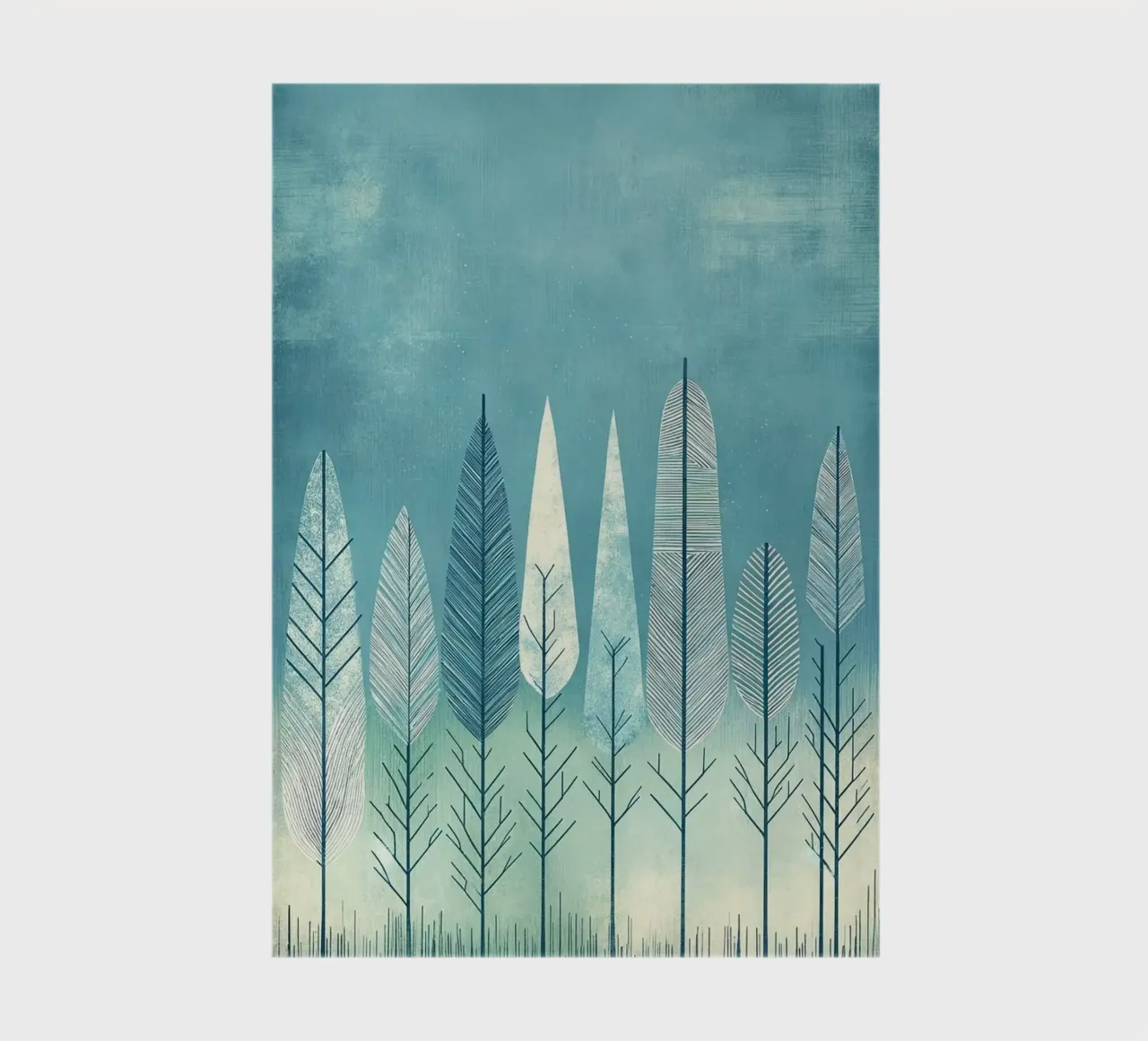 forest minimal notebook by lifeline