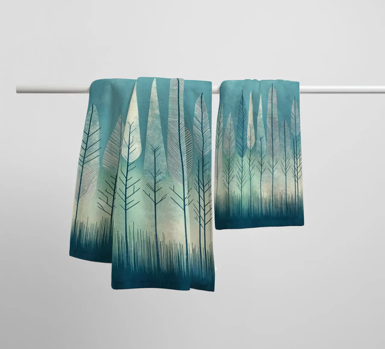 forest minimal asciugamano da bagno da lifeline