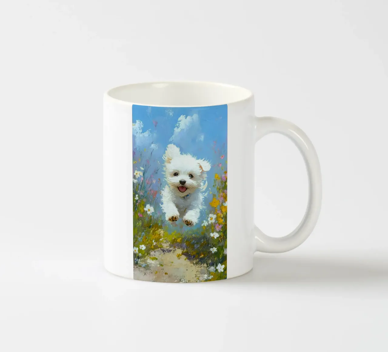 fun cat running tazza in ceramica da lifeline