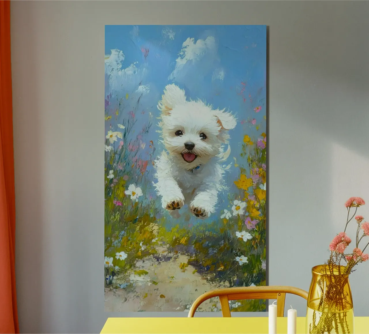 fun cat running alluminio dibond da lifeline