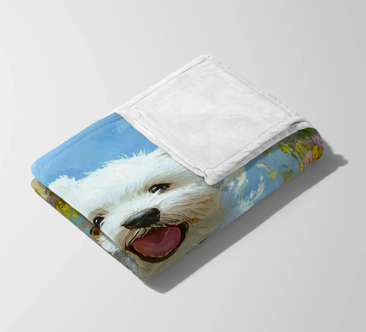 fun cat running coperta in pile da lifeline