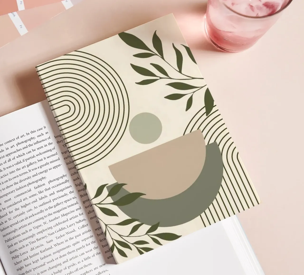line circle and branch notebook by miracle