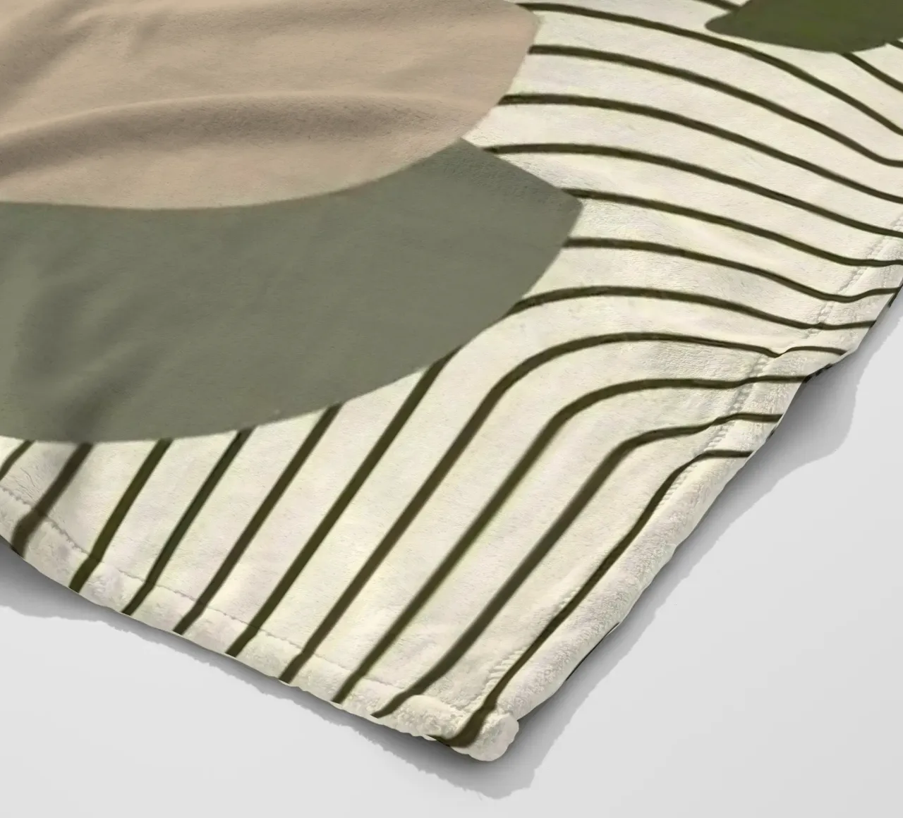 line circle and branch coperta in pile da miracle