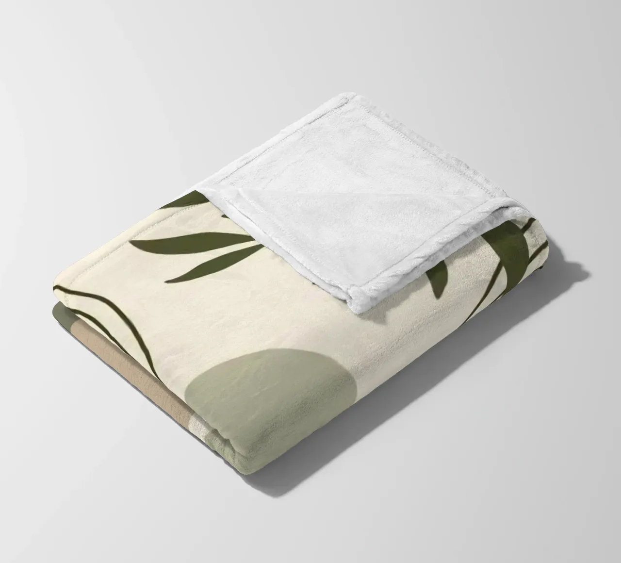 line circle and branch coperta in pile da miracle