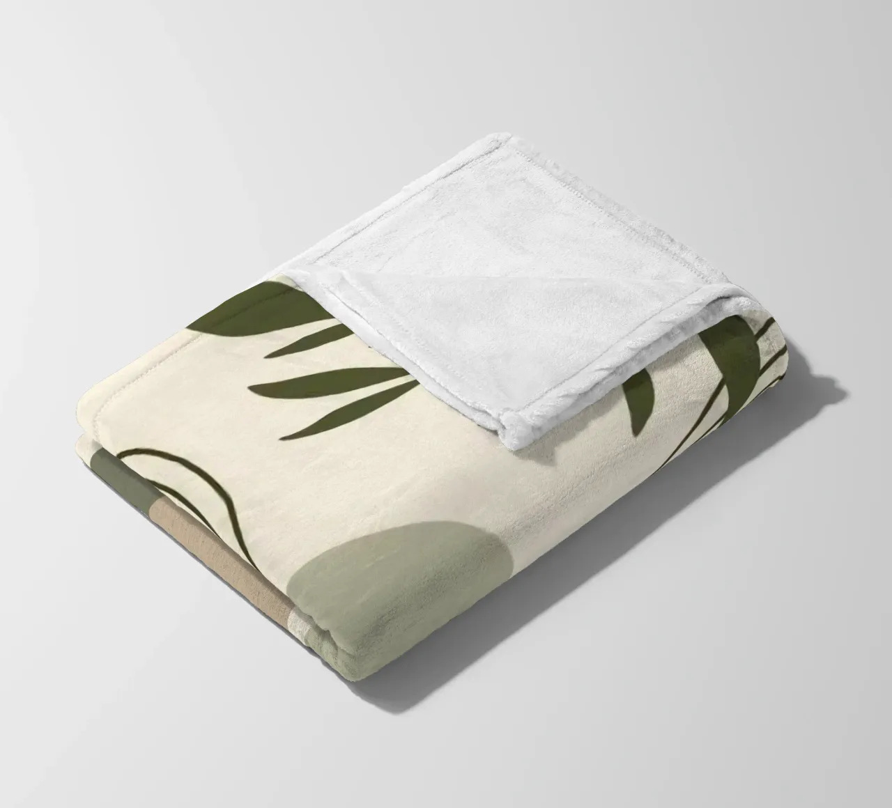 line circle and branch coperta in pile da miracle