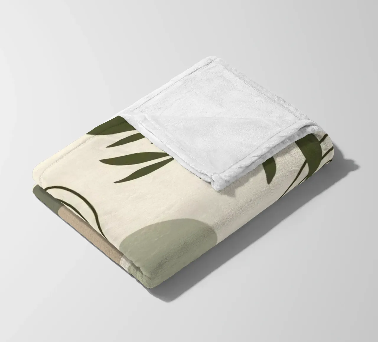 line circle and branch coperta in pile da miracle